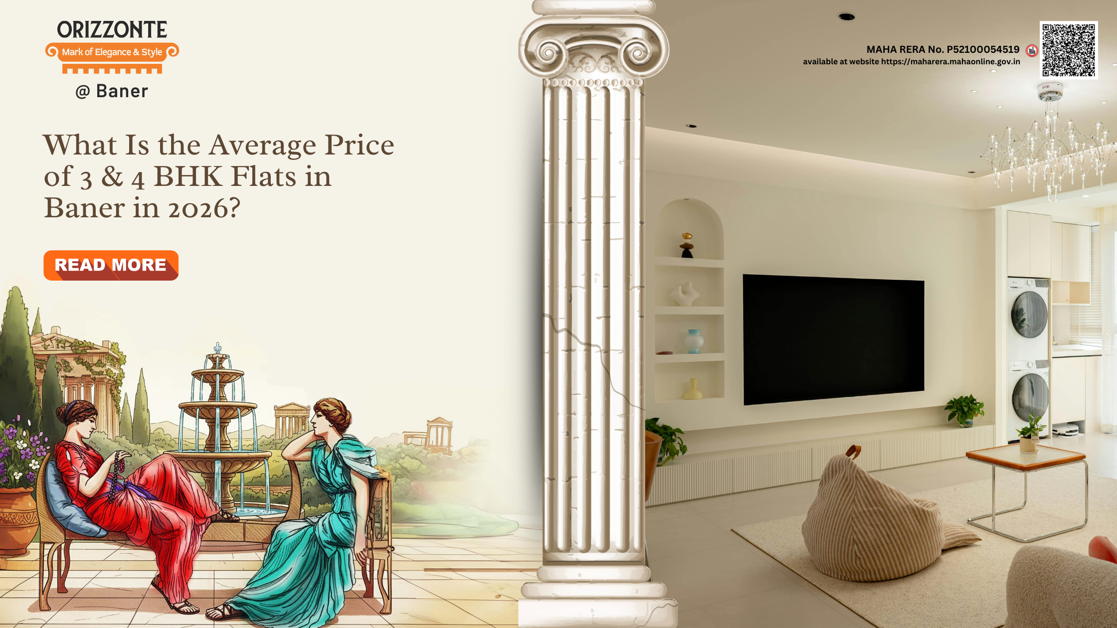 What Is the Average Price of 3 & 4 BHK Flats in Baner in 2026?
